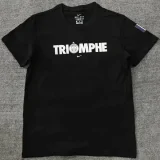 25-26 PSG Black High Quality Casual T-shirt #圆领