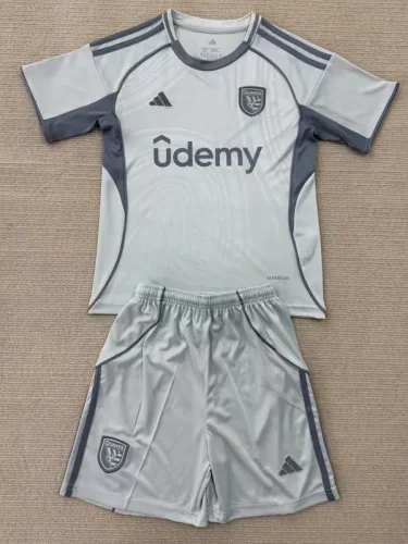 25-26 San Jose Earthquakes Grey Kids Training