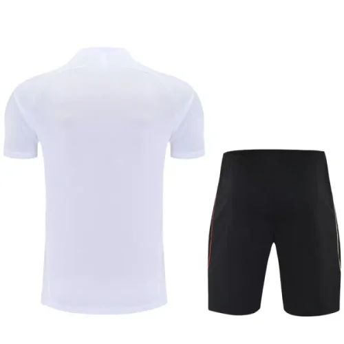 25-26 JUV White Training Short Suit