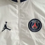 25-26 PSG Jordan White orange windbreaker