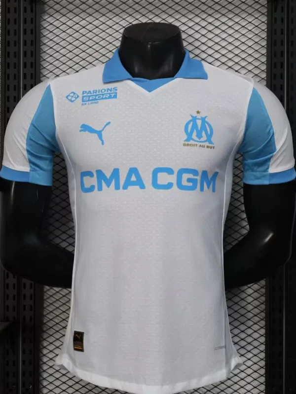 25-26 Marseille White Special Edition Player Version Soccer Jersey