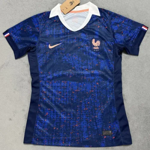 25-26 France Home Women Soccer Jersey(女)