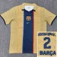 25-26 BAR Yellow Joint Edition Cactus Jack #2 BARCA Fans soccer Jersey