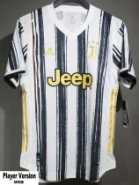 2020-2021 JUV Home Player Version 球员 Retro Soccer Jersey