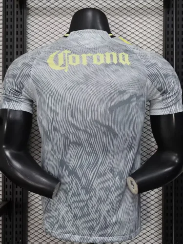 25-26 Club America Grey Player Version Soccer Jersey