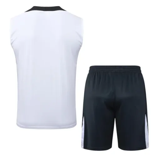 25-26 CHE White Tank top and shorts suit #D2573