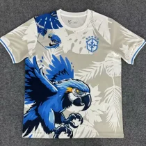 25-26 Brazil White Special Edition Training shirts (蓝队标-鹰)