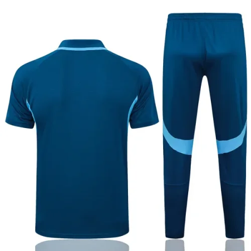 25-26 JUV Lake blue Polo Tracksuit #C2534