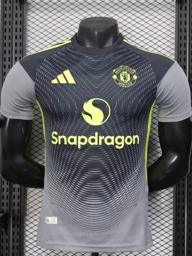 25-26 Man Utd Grey Special Edition Player Version Training Shirts