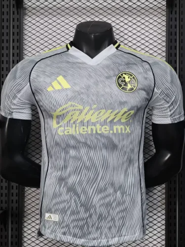 25-26 Club America Grey Player Version Soccer Jersey