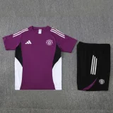 25-26 Man Utd Purple Training short Suit