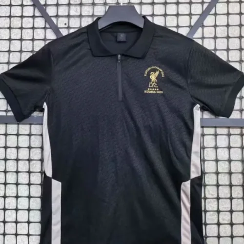 25-26 LIV Black Polo short sleeve (有领)