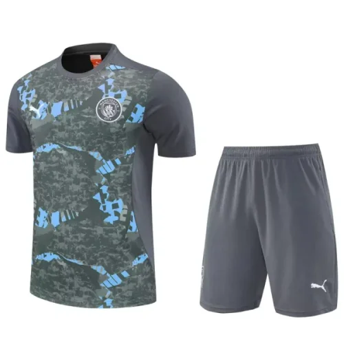 25-26 Man City Grey Training short Suit