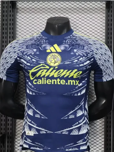 25-26 Club America Blue Player Version Soccer Jersey