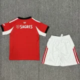 25-26 Benfca Home Kids Soccer Jersey