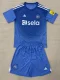 25-26 Newcastle Blue Goalkeeper Kids Soccer Jersey
