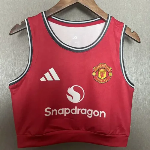 25-26 Man Utd Home Women Yoga Vest (女)