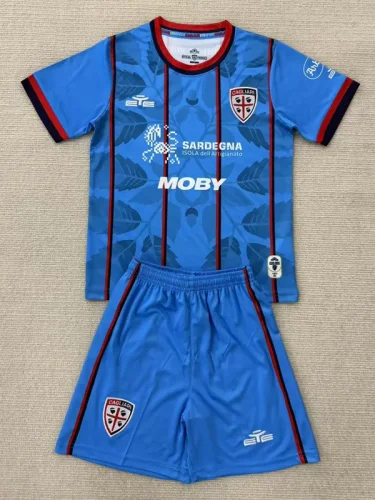 25-26 Cagliari Third Kids soccer Jersey