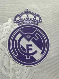 25-26 RMA White Special Edition Player Version Training shirts (紫领)队标印
