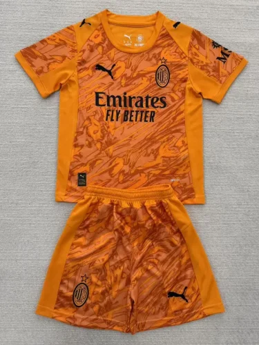 25-26 ACM Orange Goalkeeper Kids Soccer jersey