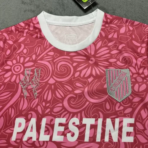 25-26 Palestina FC Pink Training shirts (英文广告)