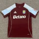 25-26 Aston Villa Home Fans Soccer jersey