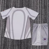 2001-2002 PSG Away Kids Retro Soccer Jersey