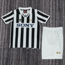 1995-1997 JUV Home Kids Retro Soccer Jersey