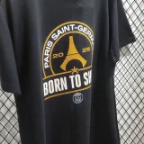 2025 PSG Black High Quality Casual T-Shirt (BORN TO SHINE)