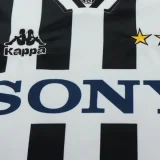 1995-1997 JUV Home Kids Retro Soccer Jersey