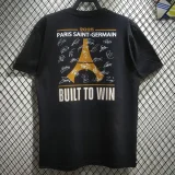 2025 PSG Black High Quality Casual T-Shirt (BORN TO SHINE)