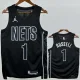 22-23 NETS RUSSELL #1 Black Top Quality Hot Pressing NBA Jersey (Trapeze Edition)飞人版