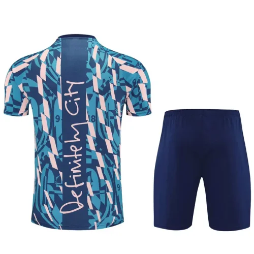25-26 Man City Lake blue Training Short Suit