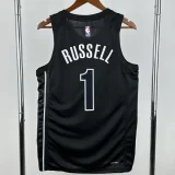 22-23 NETS RUSSELL #1 Black Top Quality Hot Pressing NBA Jersey (Trapeze Edition)飞人版