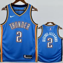 22-23 OKC Thunder GILGEOUS-ALEXANDER #2 Blue Top Quality Hot Pressing NBA Jersey 22-23 OKC Thunder GILGEOUS-ALEXANDER #2 Blue Top Quality Hot Pressing NBA Jersey