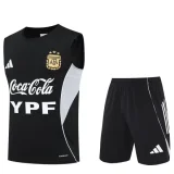 25-26 Argentina Black Tank top and shorts suit