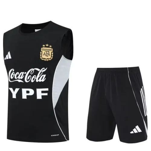 25-26 Argentina Black Tank top and shorts suit