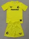 25-26 Feyenoord Yellow Goalkeeper Kids Soccer jersey