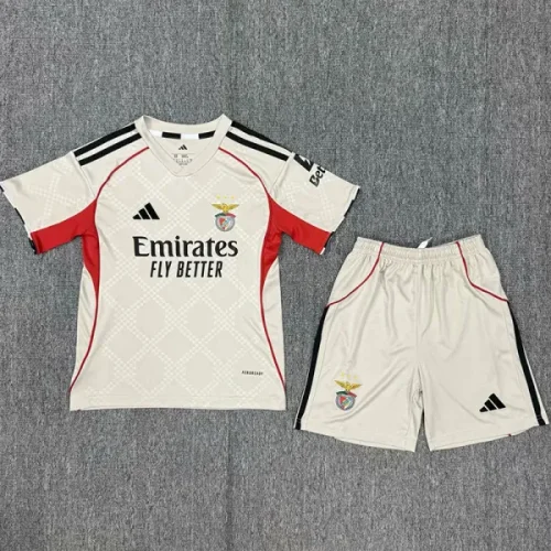 25-26 Benfca Away Kids Soccer Jersey