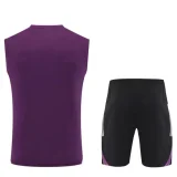 25-26 Man Utd Purple Tank top and shorts suit