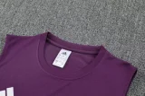 25-26 Man Utd Purple Tank top and shorts suit