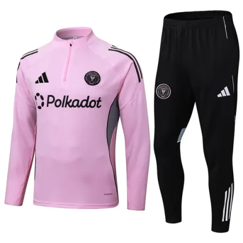 25-26 Inter Miami Pink Half Pull Tracksuit (半拉链)