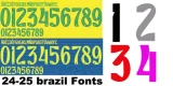 25-26 Brazil Black Green Special Edition Training shirts