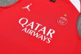 25-26 PSG Jordan Red Tank top and shorts suit