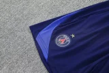 25-26 PSG Royal blue Tank top and shorts suit