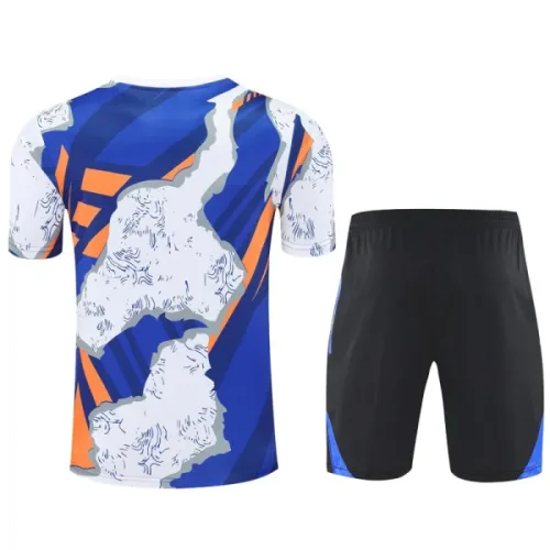 25-26 RMA White blue Training Short Suit