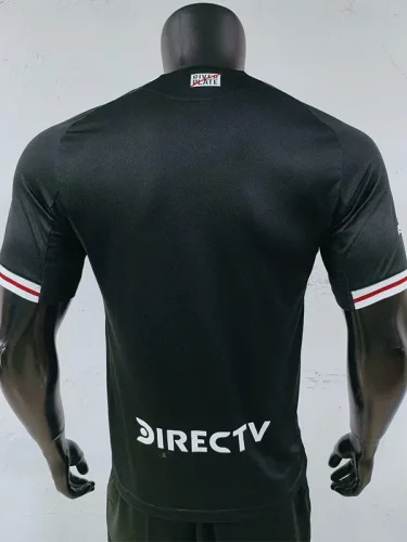 25-26 River Plate Away Player Version Soccer Jersey (双袖广告)