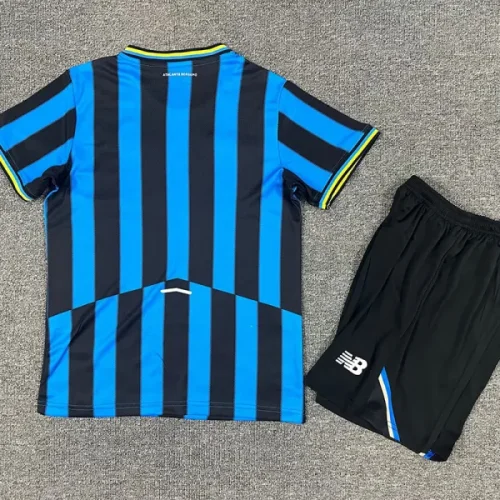 25-26 Atalanta Home Kids Soccer Jersey