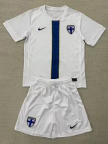 25-26 Finland Home Kids Soccer Jersey