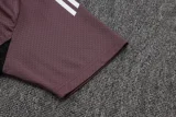 25-26 Man Utd Grey purple Polo Tracksuit #C2537